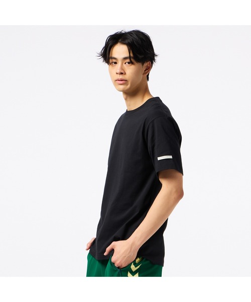 hummel(ヒュンメル)の「hummel/ヒュンメルHMP ハンソデTシャツ(Tシャツ/カットソー・レディース・ホワイト/ブルー/ブラック・M/L/XL/S)」の2枚目の写真