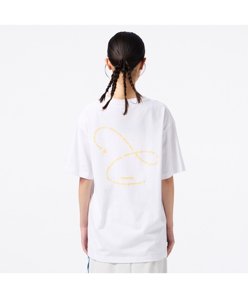 hummel(ヒュンメル)の「hummel/ヒュンメルHMP ハンソデTシャツ(Tシャツ/カットソー・レディース・ホワイト/ブルー/ブラック・M/L/XL/S)」の7枚目の写真