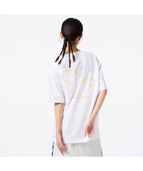 hummel(ヒュンメル)の「hummel/ヒュンメルHMP ハンソデTシャツ(Tシャツ/カットソー・レディース・ホワイト/ブルー/ブラック・M/L/XL/S)」の8枚目の写真