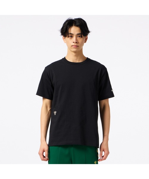 hummel(ヒュンメル)の「hummel/ヒュンメルHMP ハンソデTシャツ(Tシャツ/カットソー・レディース・ホワイト/ブルー/ブラック・M/L/XL/S)」の9枚目の写真