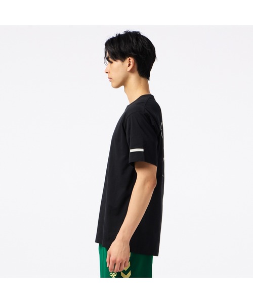 hummel(ヒュンメル)の「hummel/ヒュンメルHMP ハンソデTシャツ(Tシャツ/カットソー・レディース・ホワイト/ブルー/ブラック・M/L/XL/S)」の11枚目の写真