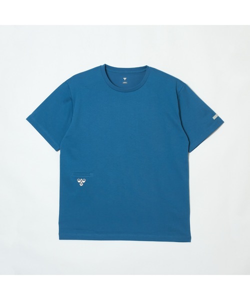 hummel(ヒュンメル)の「hummel/ヒュンメルHMP ハンソデTシャツ(Tシャツ/カットソー・レディース・ホワイト/ブルー/ブラック・M/L/XL/S)」の14枚目の写真