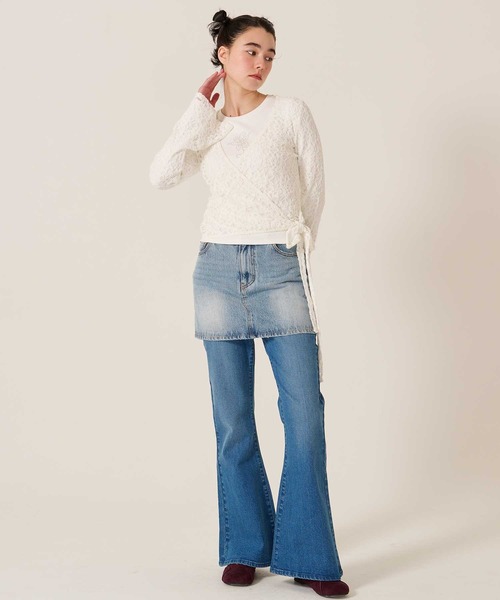 TINA：JOJUN（ティーナジョジュン）の「カットレース カシュクール トップス TINA：JOJUN（その他トップス・レディース・ホワイト系その他/ホワイト・M）」の11枚目の写真
