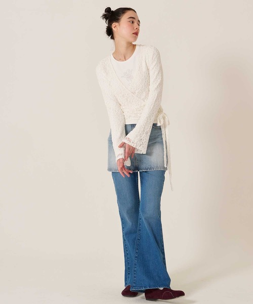 TINA：JOJUN（ティーナジョジュン）の「カットレース カシュクール トップス TINA：JOJUN（その他トップス・レディース・ホワイト系その他/ホワイト・M）」の12枚目の写真