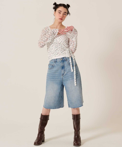 TINA：JOJUN（ティーナジョジュン）の「カットレース カシュクール トップス TINA：JOJUN（その他トップス・レディース・ホワイト系その他/ホワイト・M）」の18枚目の写真