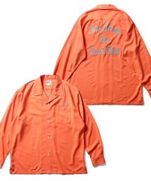 7色展開】HOUSTON ヒューストン OMBRE CHECK L/S SHIRT オンブレ
