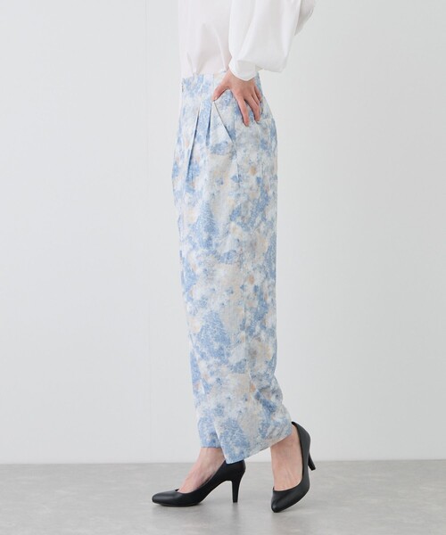 Jayro(ジャイロ)の「ぼかし柄タックワイドパンツ(その他パンツ・レディース・ラベンダー/ブラック系その他/ブルー系その他4・FREE)」の14枚目の写真