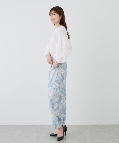 Jayro(ジャイロ)の「ぼかし柄タックワイドパンツ(その他パンツ・レディース・ラベンダー/ブラック系その他/ブルー系その他4・FREE)」の17枚目の写真