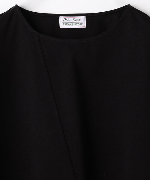 FREAK'S STORE(フリークスストア)の「藤本美貴 × FREAK'S STORE/フリークスストア リボンギャザー半袖Tシャツ(Tシャツ/カットソー・レディース・オフホワイト/ブルー/ブラック・フリ-)」の19枚目の写真