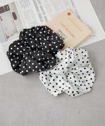 mystic | チャーム付きBIGドットシュシュ(シュシュ)