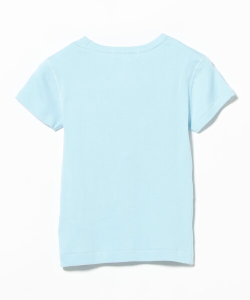 PLAYBOY（プレイボーイ）の「【別注】PLAY BOY / コンパクト Tシャツ（Tシャツ/カットソー・レディース・サックスブルー/ブラック・ONE SIZE）」の9枚目の写真