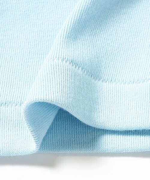 PLAYBOY（プレイボーイ）の「【別注】PLAY BOY / コンパクト Tシャツ（Tシャツ/カットソー・レディース・サックスブルー/ブラック・ONE SIZE）」の11枚目の写真
