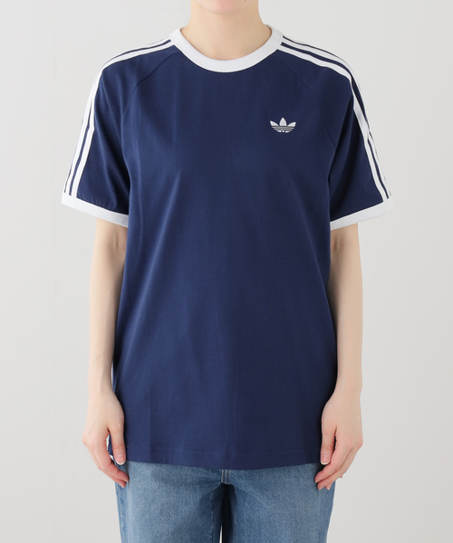 adidas Originals（アディダスオリジナルス）の「《WEB限定》【adidas originals/アディダス オリジナルス】3-STRIPES TEE（Tシャツ/カットソー・レディース・ブラウン/ブラック/ネイビー・FREE）」の19枚目の写真