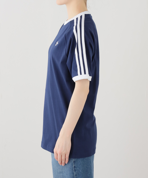 adidas Originals（アディダスオリジナルス）の「《WEB限定》【adidas originals/アディダス オリジナルス】3-STRIPES TEE（Tシャツ/カットソー・レディース・ブラウン/ブラック/ネイビー・FREE）」の20枚目の写真
