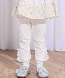 SLAP SLIP | 裾チュールレース7分丈レギンス(80~120cm)(レギンス/スパッツ)