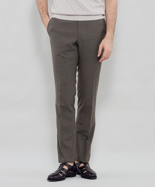 MACKINTOSH LONDON(マッキントッシュ ロンドン)の「【LEON掲載】【Adjustable Fit】トロピカルメランジスラックス(スラックス・メンズ・グレー系その他2/ダークネイビー/ブラウン系その他6・90/86/82/78)」の2枚目の写真
