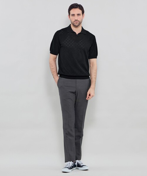 MACKINTOSH LONDON(マッキントッシュ ロンドン)の「【LEON掲載】【Adjustable Fit】トロピカルメランジスラックス(スラックス・メンズ・グレー系その他2/ダークネイビー/ブラウン系その他6・90/86/82/78)」の14枚目の写真