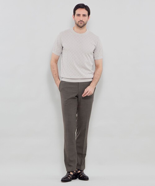 MACKINTOSH LONDON(マッキントッシュ ロンドン)の「【LEON掲載】【Adjustable Fit】トロピカルメランジスラックス(スラックス・メンズ・グレー系その他2/ダークネイビー/ブラウン系その他6・90/86/82/78)」の12枚目の写真