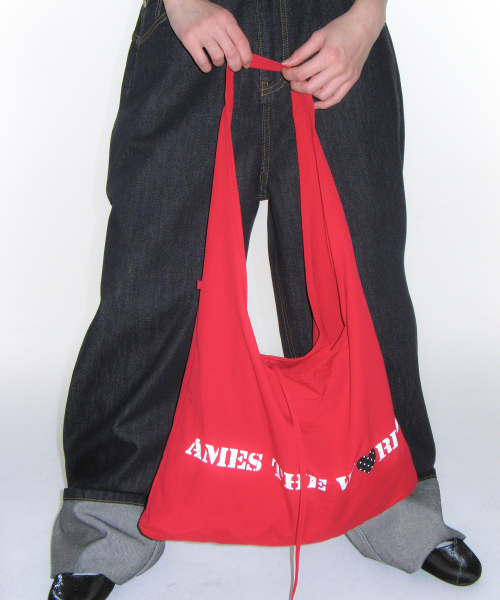 AMESWORLDWIDE（アメスワールドワイド）の「LETTERING CASUAL HOBO BAG RED（ショルダーバッグ・レディース・その他・FREE）」の8枚目の写真
