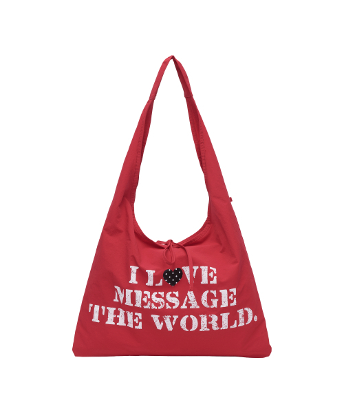 AMESWORLDWIDE（アメスワールドワイド）の「LETTERING CASUAL HOBO BAG RED（ショルダーバッグ・レディース・その他・FREE）」の9枚目の写真