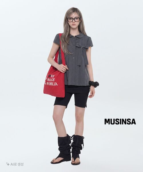 AMESWORLDWIDE（アメスワールドワイド）の「LETTERING CASUAL HOBO BAG RED（ショルダーバッグ・レディース・その他・FREE）」の12枚目の写真
