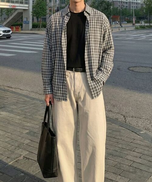 MOZMOZ(モズモズ)の「ソフトベーシックライトチェックシャツグレー(シャツ/ブラウス・レディース・その他・M/XL/XXL)」の20枚目の写真