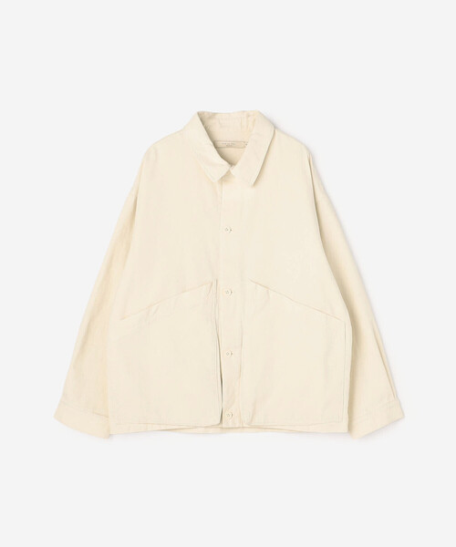 Bshop(ビショップ)の「7115 by SZEKI | コットン シャツジャケット WOMEN(カバーオール・レディース・ホワイト/ブラック・S)」の16枚目の写真