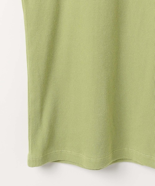 LEPSIM（レプシィム）の「チュールドッキングタンク　661885（タンクトップ・レディース・オフホワイト/ライトグリーン/ブラウン/ブラック・FREE）」の8枚目の写真