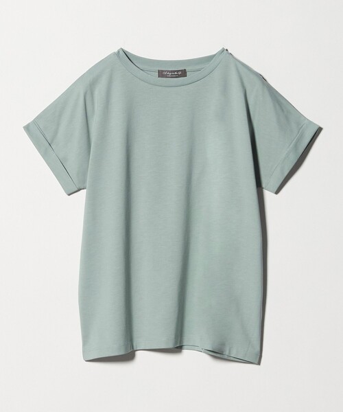 A DAY IN THE LIFE UNITED ARROWS（アデイインザライフユナイテッドアローズ）の「テンジク クルーネック Tシャツ ＜A DAY IN THE LIFE＞（Tシャツ/カットソー・レディース・その他1/オフホワイト/ネイビー/ダークグレー/ライトピンク/ライム・36/38）」の20枚目の写真