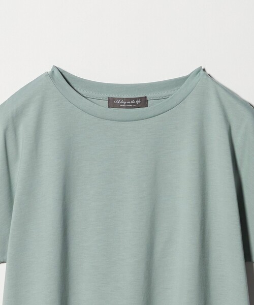 A DAY IN THE LIFE UNITED ARROWS（アデイインザライフユナイテッドアローズ）の「テンジク クルーネック Tシャツ ＜A DAY IN THE LIFE＞（Tシャツ/カットソー・レディース・その他1/オフホワイト/ネイビー/ダークグレー/ライトピンク/ライム・36/38）」の19枚目の写真