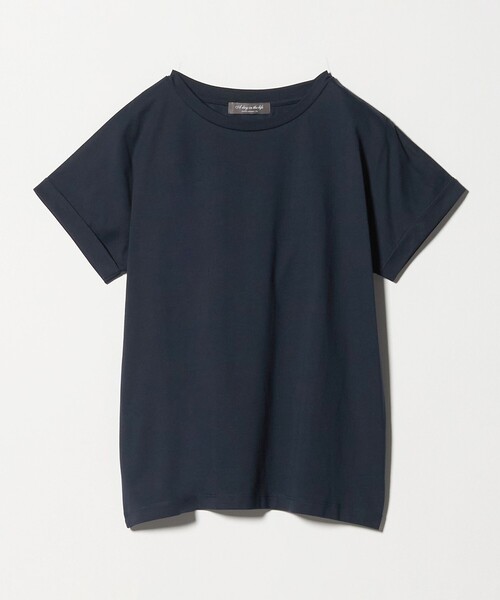 A DAY IN THE LIFE UNITED ARROWS（アデイインザライフユナイテッドアローズ）の「テンジク クルーネック Tシャツ ＜A DAY IN THE LIFE＞（Tシャツ/カットソー・レディース・その他1/オフホワイト/ネイビー/ダークグレー/ライトピンク/ライム・36/38）」の17枚目の写真