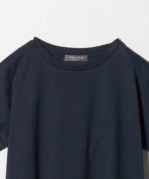 A DAY IN THE LIFE UNITED ARROWS（アデイインザライフユナイテッドアローズ）の「テンジク クルーネック Tシャツ ＜A DAY IN THE LIFE＞（Tシャツ/カットソー・レディース・その他1/オフホワイト/ネイビー/ダークグレー/ライトピンク/ライム・36/38）」の16枚目の写真