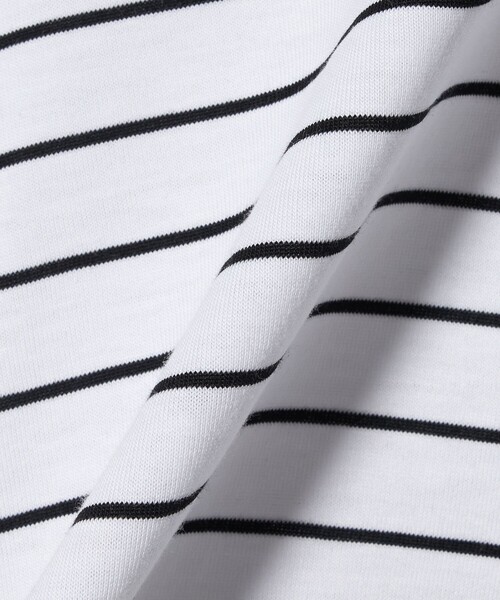 A DAY IN THE LIFE UNITED ARROWS（アデイインザライフユナイテッドアローズ）の「テンジク クルーネック Tシャツ ＜A DAY IN THE LIFE＞（Tシャツ/カットソー・レディース・その他1/オフホワイト/ネイビー/ダークグレー/ライトピンク/ライム・36/38）」の12枚目の写真