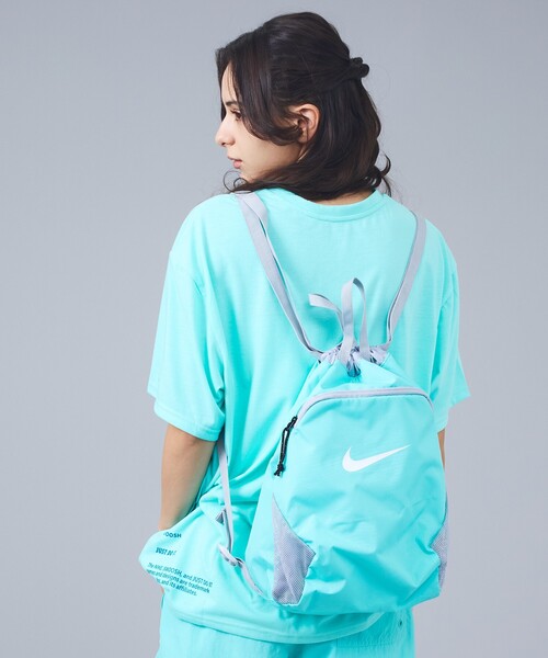 NIKE（ナイキ）の「【NIKE / ナイキ】1994039 プールバッグ / リュック / 14L / ユニセックス（バックパック/リュック・メンズ・ブラック/グレー/サックスブルー・フリー）」の3枚目の写真