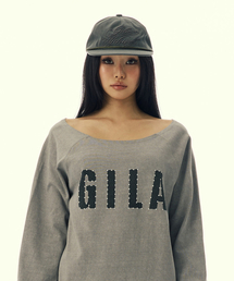 GILAARCHIVE（ギラアーカイブ）の「SCRIPT LETTERING TRUCKER CAP_KHAKI（キャップ）」