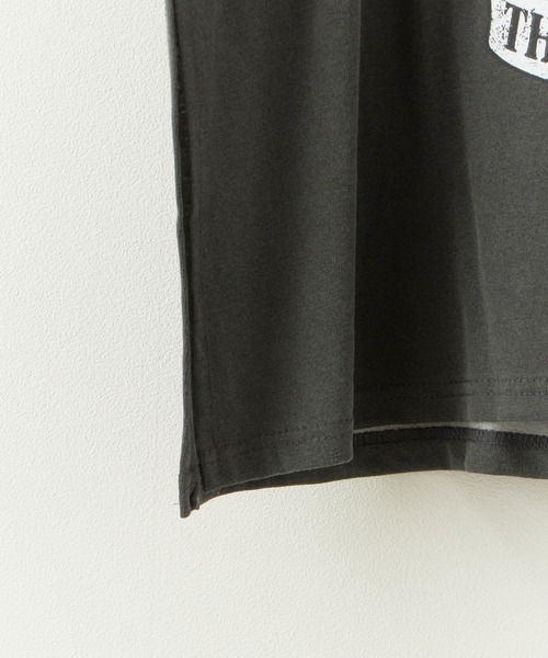 Chick(チック)の「Printed Crew-Neck Oversized T-Shirt / プリントデザイン クルーネックビッグTシャツ 2026年 夏 夏服(Tシャツ/カットソー・レディース・チャコールグレー/ベージュ/グリーン・FREE)」の7枚目の写真