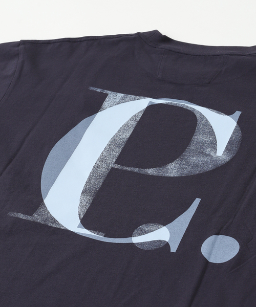 C.P. COMPANY（シーピーカンパニー）の「C.P.Company / シーピーカンパニー 30/1 JERSEY SHORT SLV LOGO TS（Tシャツ/カットソー・メンズ・ホワイト/グレー/ネイビー・LARGE/MEDIUM）」の7枚目の写真