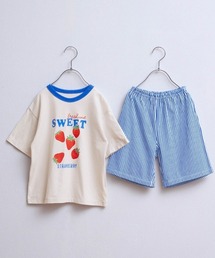 LYKKE（リッケ）の「親子おそろいのおなかが出にくい半袖パジャマ（子供）（ルームウェア/パジャマ）」