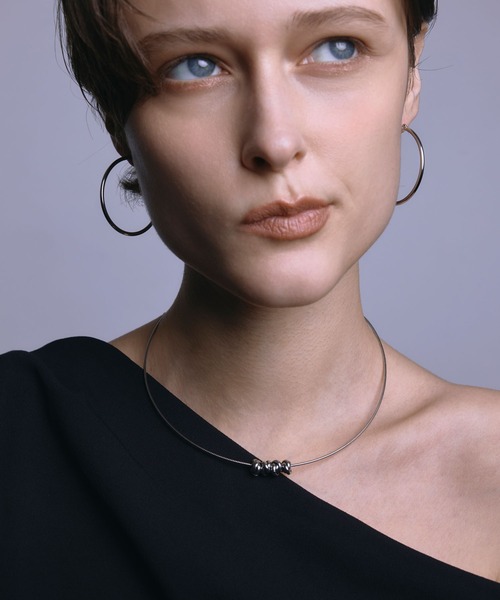 CENE（セネ）の「【CENE】セネ/スパイラルオメガチェーンネックレス（ネックレス・レディース・シルバー/シルバー×ゴールド/ゴールド・FREE）」の2枚目の写真