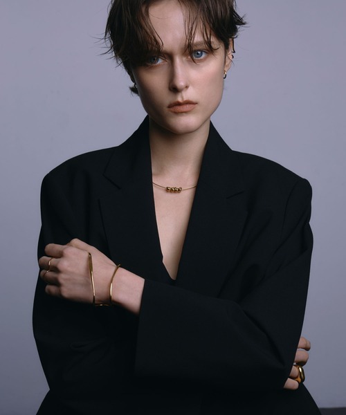 CENE（セネ）の「【CENE】セネ/スパイラルオメガチェーンネックレス（ネックレス・レディース・シルバー/シルバー×ゴールド/ゴールド・FREE）」の8枚目の写真