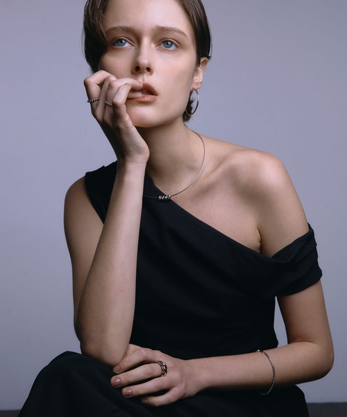 CENE（セネ）の「【CENE】セネ/スパイラルオメガチェーンネックレス（ネックレス・レディース・シルバー/シルバー×ゴールド/ゴールド・FREE）」の12枚目の写真