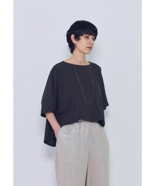 1er Arrondissement(プルミエアロンディスモン)の「【追加】ヴィンテージ天竺プルオーバー(Tシャツ/カットソー・レディース・ブラック系その他3/オフホワイト/モカ・FREE)」の3枚目の写真