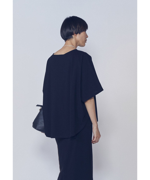 1er Arrondissement(プルミエアロンディスモン)の「【追加】ヴィンテージ天竺プルオーバー(Tシャツ/カットソー・レディース・ブラック系その他3/オフホワイト/モカ・FREE)」の4枚目の写真