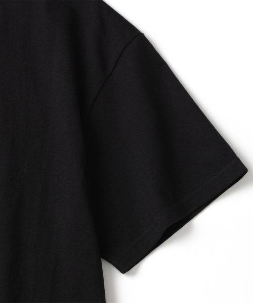KNITTED(ニッティド)の「コットンクロップTシャツBLACK(Tシャツ/カットソー・レディース・ブラック・MEDIUM/LARGE/X-LARGE)」の4枚目の写真
