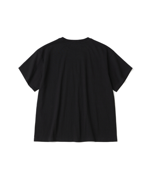 KNITTED(ニッティド)の「コットンクロップTシャツBLACK(Tシャツ/カットソー・レディース・ブラック・MEDIUM/LARGE/X-LARGE)」の7枚目の写真