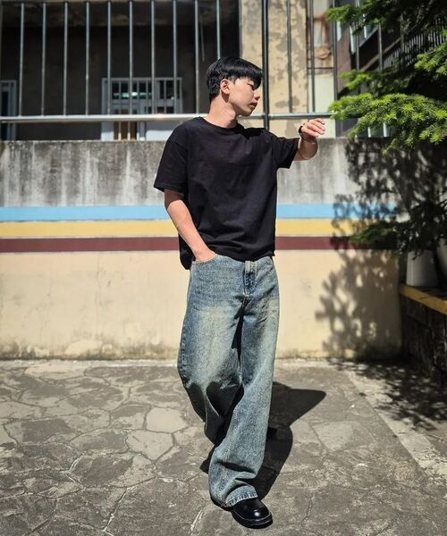 KNITTED(ニッティド)の「コットンクロップTシャツBLACK(Tシャツ/カットソー・レディース・ブラック・MEDIUM/LARGE/X-LARGE)」の9枚目の写真