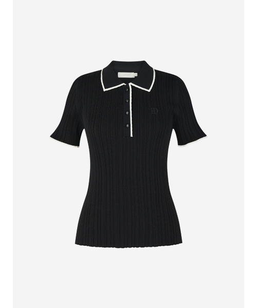 LORDLOAR(ロードロアル)の「スカラップリブカラー ニット ブラック(ニット/セーター・レディース・その他・SMALL/MEDIUM/LARGE)」の4枚目の写真