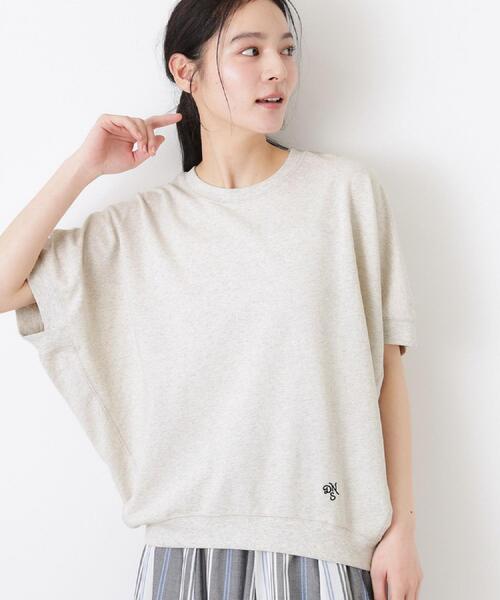 Dessin(デッサン)の「【洗える】ミニ裏毛ドルマンスリーブプルオーバー(Tシャツ/カットソー・レディース・ブルー/ライトベージュ/ブラック/ホワイト系・03/02/01/00)」の21枚目の写真