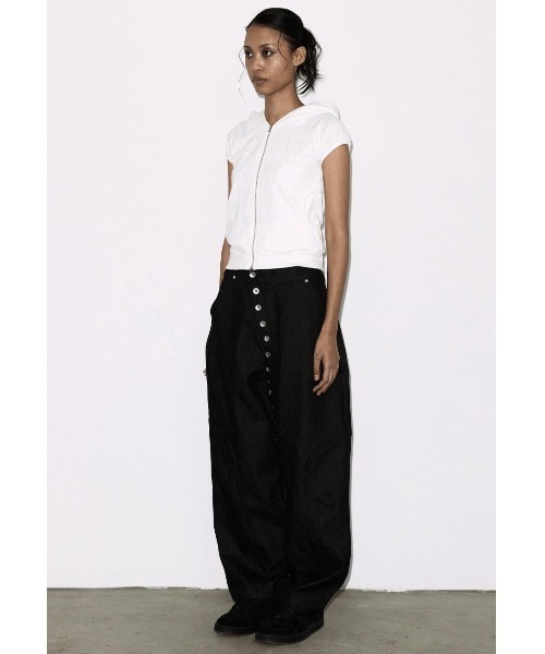 FANCY CLUB（ファンシークラブ）の「A'GEM/9 × .kom 『FANCY CLUB/ファンシークラブ』HOTFIX PUFF SLEEVE HOOD ZIP-UP/ホットフィックスパフスリーブフードジップアップ（その他トップス・レディース・ライトグリーン/ピンク/ブラック/アイボリー・FREE）」の15枚目の写真