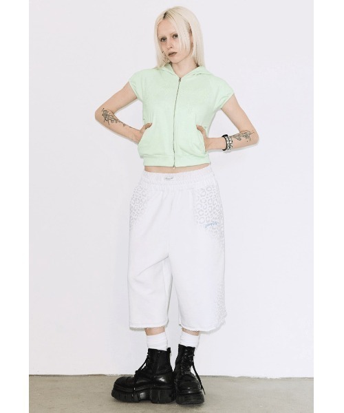 FANCY CLUB（ファンシークラブ）の「A'GEM/9 × .kom 『FANCY CLUB/ファンシークラブ』HOTFIX PUFF SLEEVE HOOD ZIP-UP/ホットフィックスパフスリーブフードジップアップ（その他トップス・レディース・ライトグリーン/ピンク/ブラック/アイボリー・FREE）」の19枚目の写真